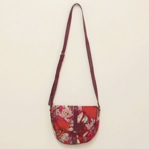 *Final Price* Vera Bradley Bohemian Blooms Saddle Style Crossbody Bag Like New